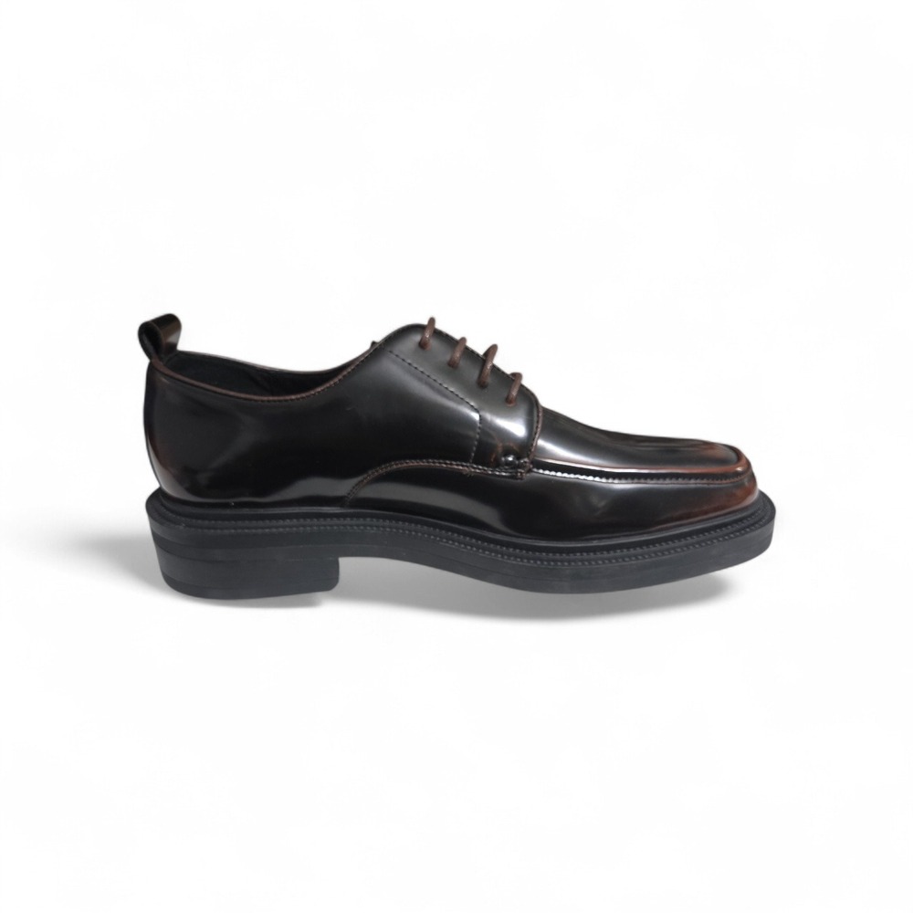 Steve Madden Nabil Mens Brown Moc Toe Oxford Dress Shoes Size 9 Left Foot Only